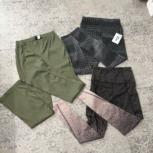 ACTIVEWEAR BUNDLE: (3) Workout Leggings Zyia (NEW) Champion H&M | SZ M